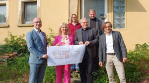 Sanierungsbeginn in Mönchsondheim (Bild L.Eckert)